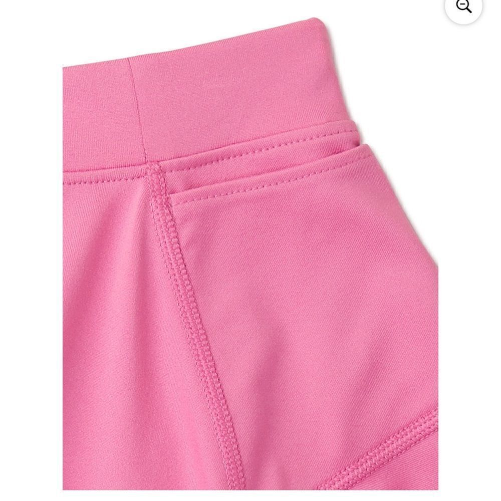 NWT New ATHLETIC WORKS Set 2 Girls Athletic Skorts Skirts Pink Black Plus XXL 18 - Picture 2 of 7